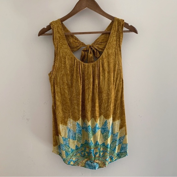 Anthropologie We Love Vera Tank Top Geometric Print - Picture 1 of 8